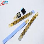 5.0mmT Electrically Isolating Heat Sink Pad Blue Silicone Rubber For Notebook