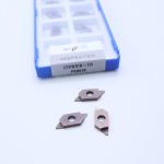 Stainless Steel Workpiece PVD Coated CNC Carbide Insert For Cut-Off Parting Off Indexable Inserts CTP07FR-TH for sale