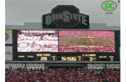China High Refresh Frequency 10mm Football Field Led Display With Waterproof Level Ip65 supplier