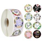 Candle Packaging Seal Sticker Label Paper Material Customized Shape for sale