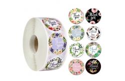 China Candle Packaging Seal Sticker Label Paper Material Customized Shape supplier