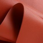 Double Sides Lychee PVC Leather For Bags / Table Mat Eco Friendly for sale