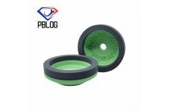 China Glass edging tools bevelling machine Green Bowl-shaped resin grinding wheel supplier