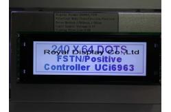 China Customized Design Cog 240X64 Dots Graphic Lcd Display With Lcd Backlight supplier