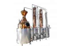 China Small Distillation Wine Essential Oil Distiller Still 5L 10L Column supplier