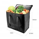 Non Woven Aluminum Foil Takeaway Thermal Bag Portable Heat Preservation Bag for sale