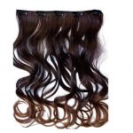 Silky Korea Clip In Synthetic Hair Extensions Heat Resistant Natural Looking for sale