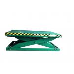 Green Color,1600mm Height Scissor Lift Dock Leveler 2500mm*3000mm Table Size for sale