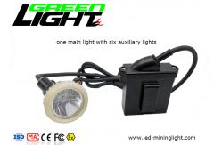 China 300mA 6.6Ah 10000lux Rechargeable Led Headlamp P67 Waterproof supplier