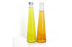 China Elegant 250ml Conical Glass Juice Container Personalized Features Quality Glass Bottles supplier