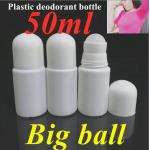 100ml Plastic Roll On Bottle PE Roller Ball Bottles For Essential Oils for sale