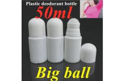 China 100ml Plastic Roll On Bottle PE Roller Ball Bottles For Essential Oils supplier