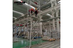 China Easy Install Mobile Aluminum Scaffolding Tower 3m 12m Height supplier
