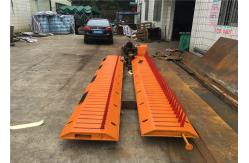 China High visibility Yellow Black A3 Steel Spike Barrier For Traffic Control System supplier