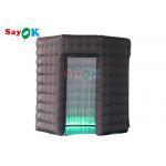 Customized Inflatable Photo Booth Round Roofless Led Blow Up 360 Photo Booth for sale