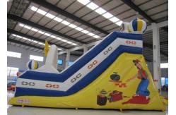 China High Slide Mini Inflatable Pool Slide , Waterproof Funny Commercial Slip And Slide supplier