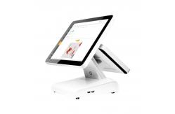 China 400CD/M2 Android POS System Pos Dual Screen Cash Register 1366*768 Pixels supplier