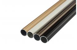 China 0.5mm 0.6mm Metal Bracket Adjustable Double Pipe Curtain Pole supplier
