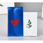 Biscuit Candy Plastic Back Sealed Foil Bags Custom Printed Smell Proof for sale