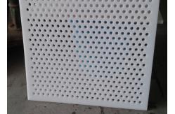 China Polypropylene Plastic Perforated Sheet Plate Round Hole Punching supplier