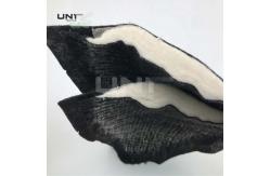 China Glue Sewing Shoulder Pads , Black Jacket Shoulder Pads Polyester supplier