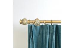 China Iron Pipe Curtain Rods 28MM Retro Style With Diamonds supplier