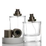 50ml 100ml Elegant Square Perfume Decant Bottle Empty Perfume Glass Spray Bottle for sale
