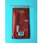 Portable Red Moisturizing Zipper Cigar Bag With Transparent Window