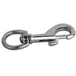 Bolt Snap hook Swivel Round Eye Snap Hook Zinc Alloy Snap Clips Spring Snap Panic Snap Hook for sale