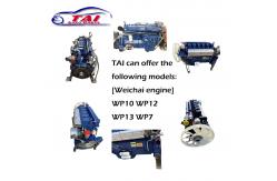 China WP12 Series Marine Diesel Engine Used Japanese Engines 350HP To 550HP supplier