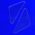 Customized JGS1 JGS2 JGS3 Fused Silica Plate Quartz Glass Plate Jgs2 Quartz Glass Window Sheet Plate Disc for sale