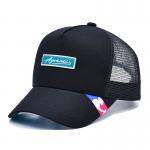 Lightweight Men 6 Panel Trucker Cap With Woven Label for sale