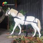 Ridable Simulated Running Horse Realistic Animatronic Animals For Amusement Exhibition for sale