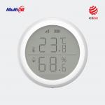 LCD Screen Zigbee Temperature Humidity Sensor 2.6V Tuya Zigbee Thermometer for sale