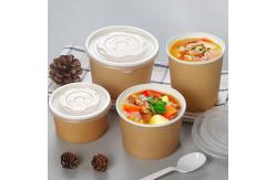 China Customized Cheap Hot Insulated Double PE 28oz Recyclable Paper Bowls supplier