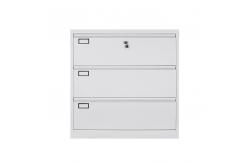 China Office School A4 A3 FC Folder Three Drawer Filing Cabinet supplier