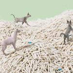 70% Tofu 30% Bentonite Cat Litter Dia 1.8mm 2.0mm Low Dust Cat Litter for sale