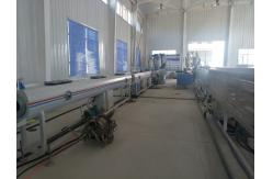 China Single Screw PP RPE PE Pipe Extruder With Omron Temperature Contrller supplier