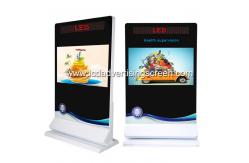 China Android Wifi Network Standing Lcd Advertising Display with LED Subtitle Screen display supplier