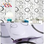 Customized PVC Self Adhesive Waterproof Oil Proof Wallpaper Rolls for Popular Interior Decoration for sale