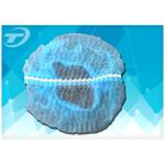 19 Length White Round Bouffant Mob Disposable Scrub Caps For Hospital for sale