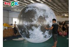 China 3m Giant Advertising Inflatable Lighting Decoration Moon Globe Ball supplier