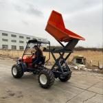 4 Wheel Drive Agriculture Palm Oil Plantation Dumper Tractor 14HP for sale