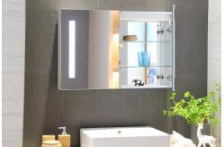 China Smart Light Up Medicine Cabinet Mirror Double Side Long Lasting Dimmable brightness supplier