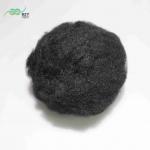 64mm Black Dope Dyed Recycled Non Siliconized Dope Dyed Viscose Fibre for sale