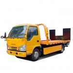 Customized 4X2 ISUZU 5 Tons Tow Trucks Wrecker Truck Flat Bed Truck for Rescue for sale