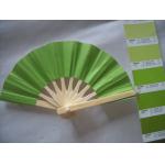 10cm Small Size Paper Folding Fans With Natural Bamboo Frame