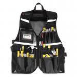 Multi Pocket Tool Bag Vest Polyester Work Tool Vest Medium Capacity