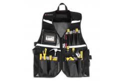 China Multi Pocket Tool Bag Vest Polyester Work Tool Vest Medium Capacity supplier