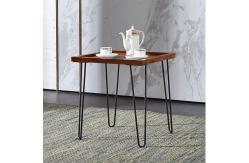 China Vanity 5L MDF Painting Living Room Coffee Table Finger Joint Teak Wood supplier